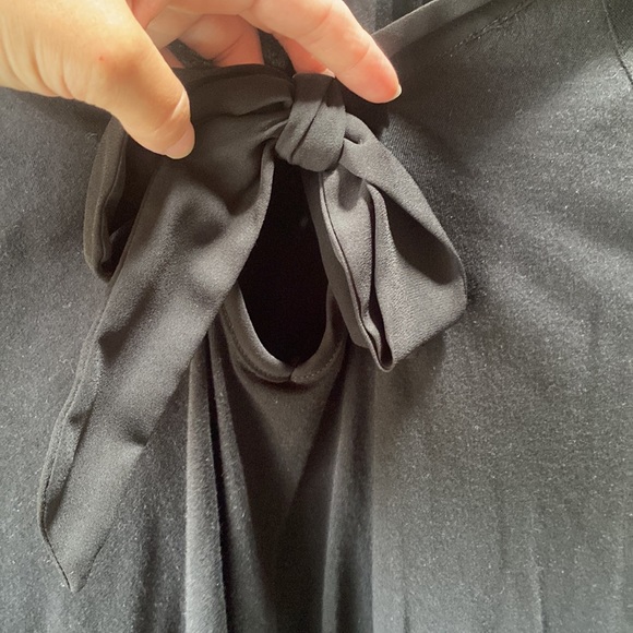 Anthropologie long sleeve black top - Picture 2 of 2